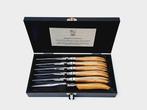 Laguiole - 6x Luxury Steak Knives - Olive Wood - style de -