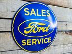 Ford Sales & Service vintage emaille bord, Verzamelen, Verzenden, Nieuw