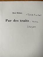 Signé ; Henri Michaux - Lot de 8 livres de Henri Michaux