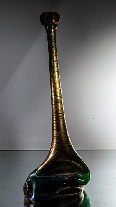 Heiner Düsterhaus - Vaas - Vasenobject Kobra - Gesigneerd, Antiek en Kunst, Antiek | Glas en Kristal