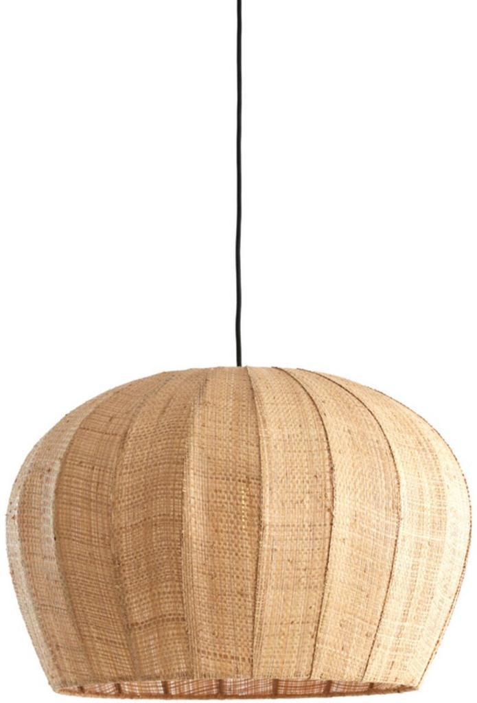 2dekans | Light & Living Hanglamp Rafaella van Raffia en, Huis en Inrichting, Lampen | Hanglampen, Zo goed als nieuw, Ophalen of Verzenden