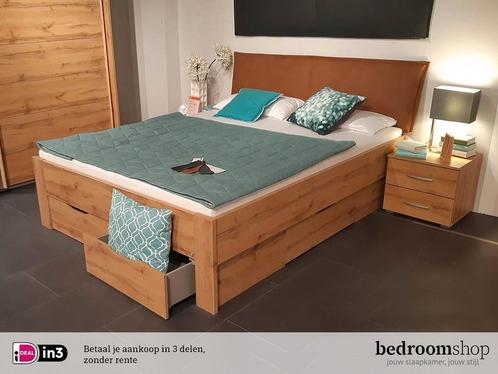 Goedkoop tweepersoonsbed - Salvador - Op maat samenstellen!, Huis en Inrichting, Slaapkamer | Bedden, 160 cm, 200 cm, Overige kleuren