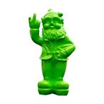 Tuinkabouter middelvinger XL – 80 cm – groen – polystone, Ophalen of Verzenden, Nieuw