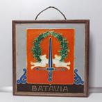 Tegel - Wapen van Batavia - N.V. Faience - en Tegelfabriek