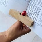 HOCHO Eikenhouten Boekenpagina Houder 90x35x20 mm – Voor.., Huis en Inrichting, Ophalen of Verzenden, Nieuw