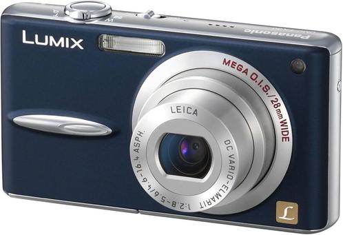 Panasonic Lumix DMC-FX30 Digitale Compact Camera - Blauw, Audio, Tv en Foto, Fotocamera's Digitaal, Zo goed als nieuw, Verzenden