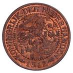 2½ Cent 1912-1929 Wilhelmina (3e type) ZFr, Postzegels en Munten, Munten | Nederland, Verzenden