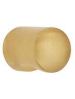Knop met inkeping goud gesatineerd, Doe-het-zelf en Verbouw, Hang- en Sluitwerk, Ophalen of Verzenden, Nieuw