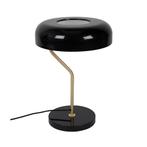 *WOONWINKEL* Dutchbone Eclipse Metalen Tafellamp Zwart, Verzenden, Nieuw