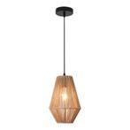 lux.pro Hanglamp Newtownabbey 160x20 cm E27 beige, Huis en Inrichting, Lampen | Hanglampen, Nieuw, Verzenden