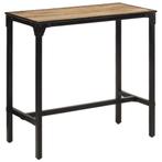 vidaXL Bartafel 110x55x107 cm massief ruw mangohout, Verzenden, Nieuw