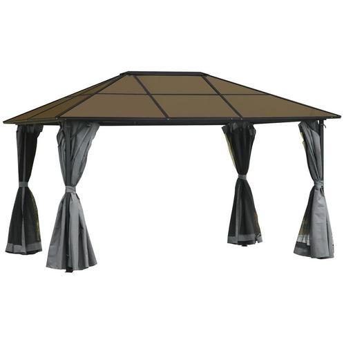 TRUUSK Paviljoen 4x3m Tuinpaviljoen Gazebo Feesttent Met Zij, Tuin en Terras, Partytenten, Nieuw, Verzenden