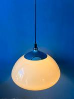 Acrylic Glass Beige Mushroom Pendant Lamp with Chrome Top Ca, Huis en Inrichting, Lampen | Hanglampen, Ophalen of Verzenden, Nieuw