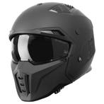 VINZ Shuto - Mat Zwart, Motoren, Kleding | Motorhelmen, Verzenden, Nieuw met kaartje, S, Jethelm