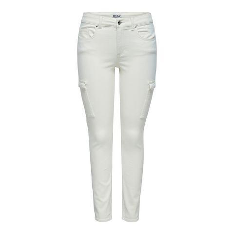 Only Skinny fit jeans ONLRUSH MID WAIST SK CARGO DNM, Kleding | Dames, Spijkerbroeken en Jeans, Nieuw, Verzenden