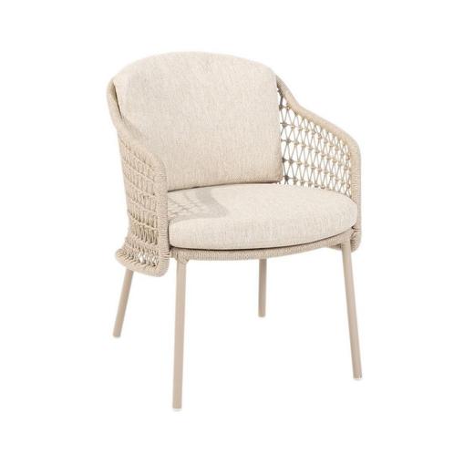 4 Seasons Outdoor Puccini tuinstoel - latte, Tuin en Terras, Tuinsets en Loungesets, Verzenden