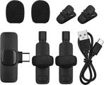 Draadloze Telefoon Microfoonset - USB-C - Geschikt voor, Muziek en Instrumenten, Microfoons, Verzenden, Nieuw