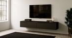 Artego Design Levana Turin Zwart 240 cm TV Wandmeubel, Ophalen of Verzenden, Nieuw