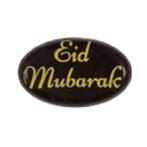 Chocoladedecoratie Eid Mubarak Ovaal 2,5x1,5cm 100st., Verzenden, Nieuw