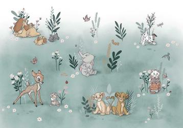 Disney behang babykamer Before the Bloom, Bambi, Marie, Lion beschikbaar voor biedingen