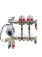 RVS 11 groeps verdeler met pomp + 2x 600 mtr vloerverwarm..., Ophalen of Verzenden, Nieuw, Overige typen