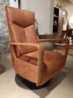 Relaxfauteuil Seduto - microleder - bruin **SHOWROOMMODEL**, Huis en Inrichting, Fauteuils, Nieuw