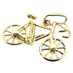 Gouden hanger van een wielrenfiets (ketting hanger), Ophalen of Verzenden, Gebruikt, Goud, Overige merken