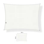 Schaduwdoek 2x4 rechthoek Arctic white, Ophalen of Verzenden, Nieuw