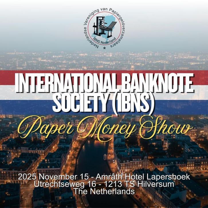 Zaterdag 15 November 2025 Bankbiljettenbeurs IBNS Papiergeld, Postzegels en Munten, Munten | Nederland
