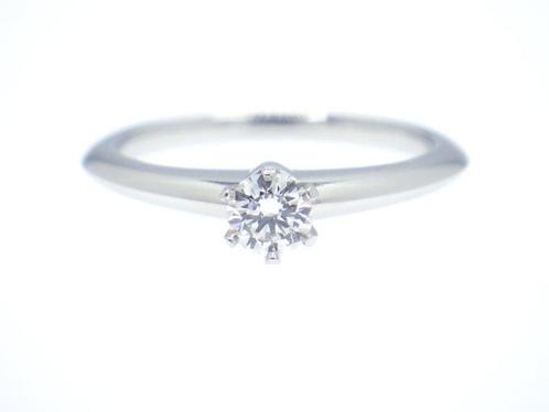 Tiffany & Co. - Ring - Solitaire Setting Diamond 0.23ct, Sieraden, Tassen en Uiterlijk, Ringen