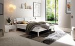 Waterbed Ortona massief beuken wit 160x200, Verzenden, Nieuw, Tweepersoons, Gestabiliseerd