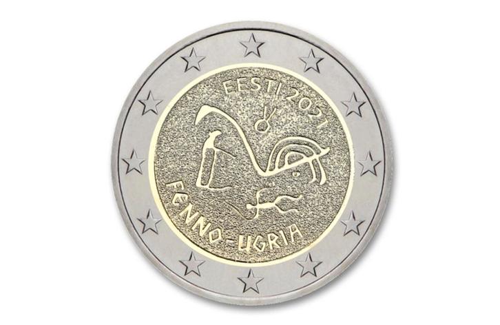 2 euro Fins-Oegrische Volkeren 2021 - Estland, Postzegels en Munten, Munten | Europa | Euromunten, Verzenden