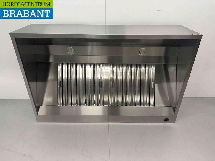 RVS Afzuigkap Dampkap met lamellen filters Premium-line 150, Zakelijke goederen, Horeca | Keukenapparatuur, Nieuw in verpakking