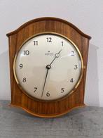 wandklok - Junghans - Mid-century modern Hout, Messing,