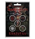 Iron Maiden Button Senjutsu 5-pack officiële merchandise, Verzamelen, Ophalen of Verzenden, Nieuw