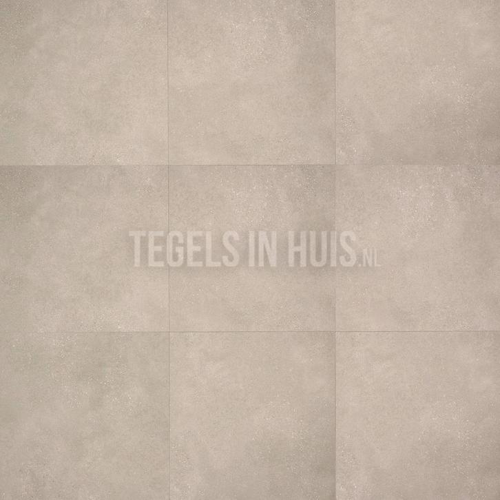 Vloertegel / wandtegel betonico donker beige 80x80 79,8x79,8, Doe-het-zelf en Verbouw, Tegels, Vloertegels, Nieuw, 10 m² of meer