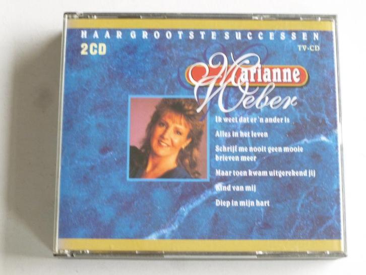 Marianne Weber - Haar Grootste Successen (2 CD), Cd's en Dvd's, Cd's | Nederlandstalig, Zo goed als nieuw, Verzenden