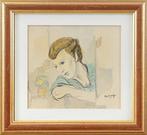 Aldo Carpi (1886-1973) - Alla finestra, Antiek en Kunst