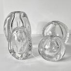 Leerdam - A.D. Copier - Vaas (4) - Glas - Spijkerbol &, Antiek en Kunst