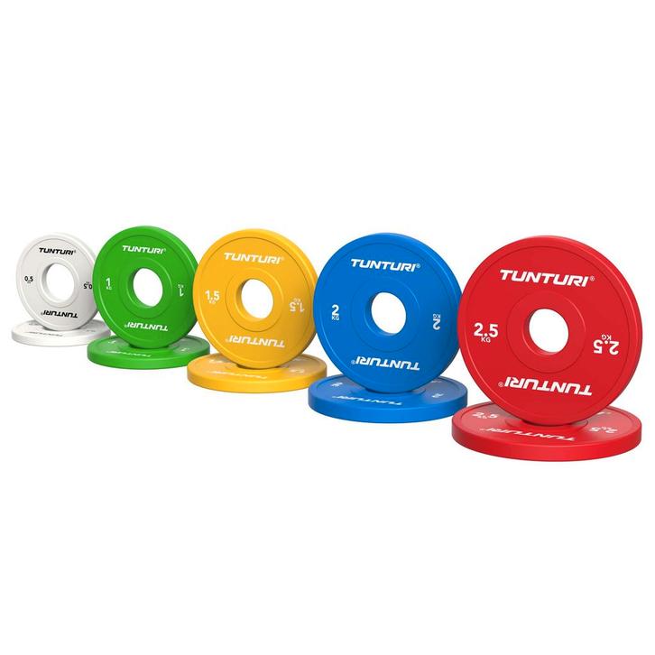 Tunturi Platinum Fractional Plate - Bumperplates - 15kg, Sport en Fitness, Fitnessmaterialen, Nieuw, Verzenden