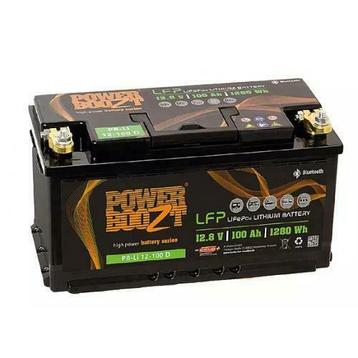 Powerboozt Lifepo4 100ah Lithium accu met Bluetooth