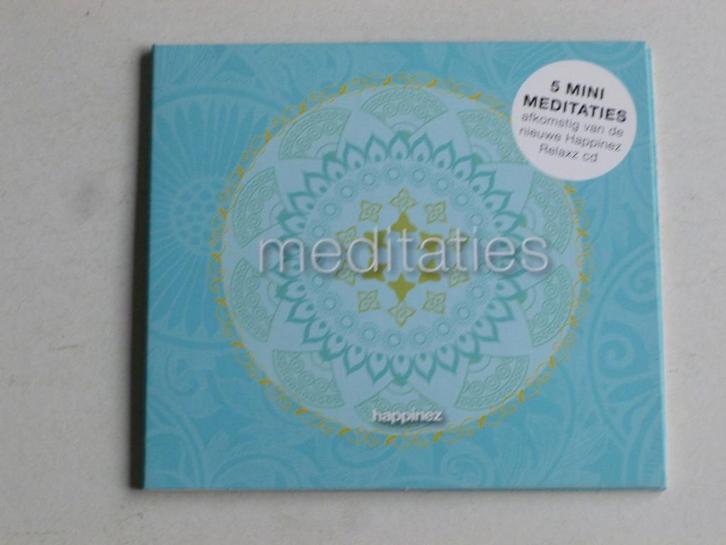 Meditaties - Happinez (5 Mini Meditaties), Cd's en Dvd's, Cd's | Meditatie en Spiritualiteit, Zo goed als nieuw, Verzenden