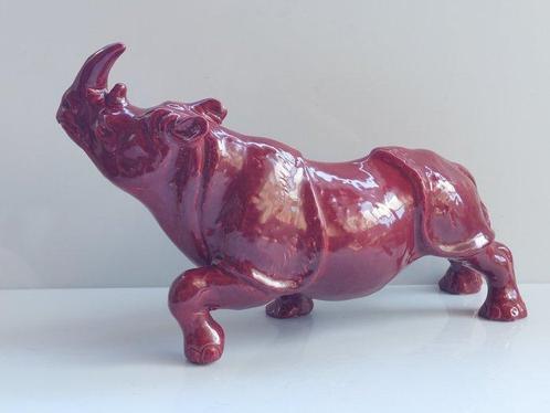 Ceramiche del Ferlaro - Parma - Figuur - Rinoceronte -, Antiek en Kunst, Kunst | Designobjecten