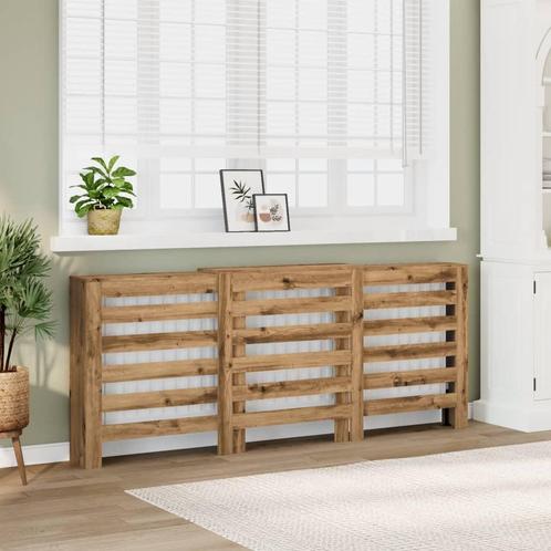 vidaXL Radiatorombouw 205x21,5x83,5 cm bewerkt hout, Doe-het-zelf en Verbouw, Verwarming en Radiatoren, Nieuw, Verzenden