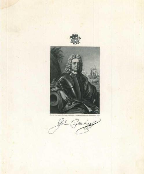 Portrait of Gerard Callenburgh, Antiek en Kunst, Kunst | Etsen en Gravures