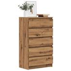 vidaXL Ladekast 60x36x103 cm bewerkt hout artisanaal, Verzenden, Nieuw, Overige houtsoorten