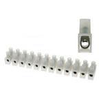 Benson Kroonsteenstrip 6 mm² - 10 rijen - 12 klemmen - tr.., Doe-het-zelf en Verbouw, Elektra en Kabels, Ophalen of Verzenden