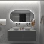 Badkamerspiegel Gliss Orion 70x100cm Horizontaal LED Incl., Ophalen of Verzenden, Nieuw, Bad