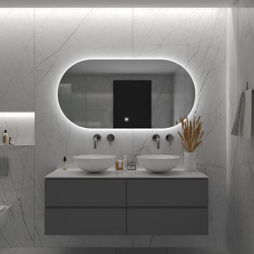 Badkamerspiegel Gliss Orion 70x100cm Horizontaal LED Incl., Doe-het-zelf en Verbouw, Sanitair, Bad, Nieuw, Ophalen of Verzenden
