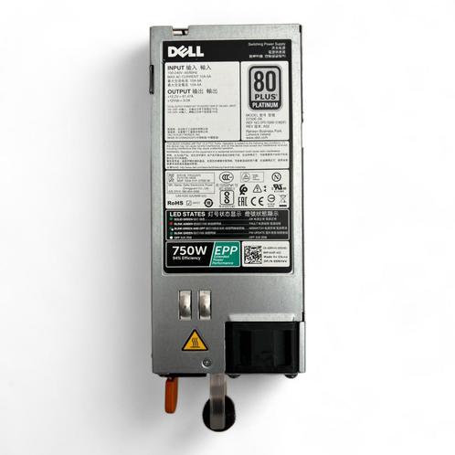 Dell 750W Power Supply 80 Plus Platinum voor 13de en 14de, Computers en Software, Interne voedingen, Refurbished, Ophalen of Verzenden